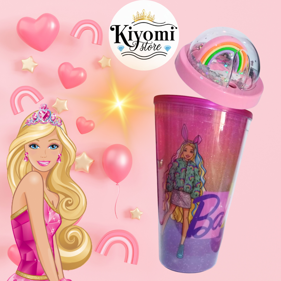 VASO TOMATODO CON LUCES BARBIE