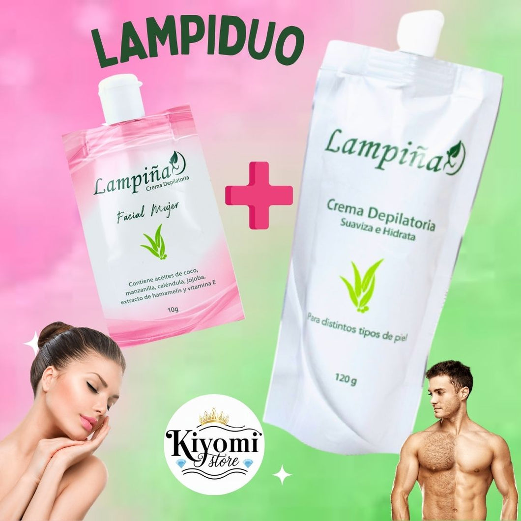 CREMA DEPILADORA FACIAL + CORPORAL - LAMPIÑA