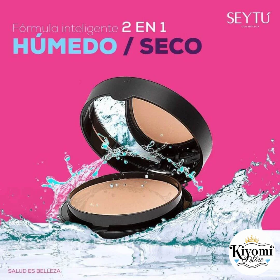 SEYTU- MAQUILLAJE COMPACTO 2 EN 1