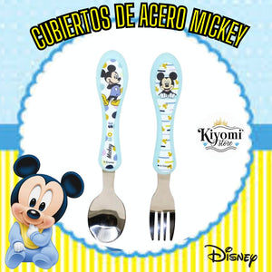 CUBIERTOS DE ACERO MICKEY