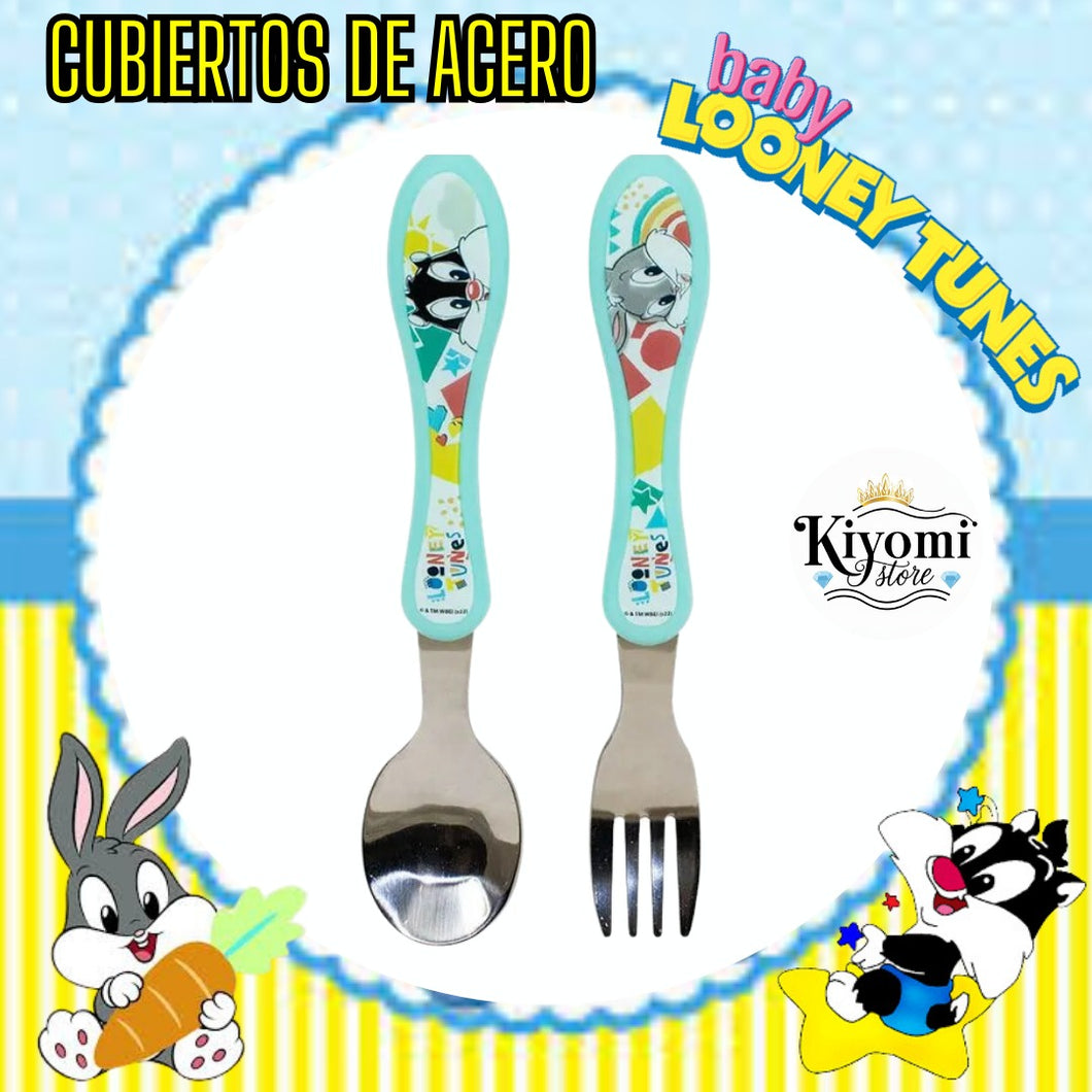 CUBIERTOS DE ACERO LOONEY TUNES