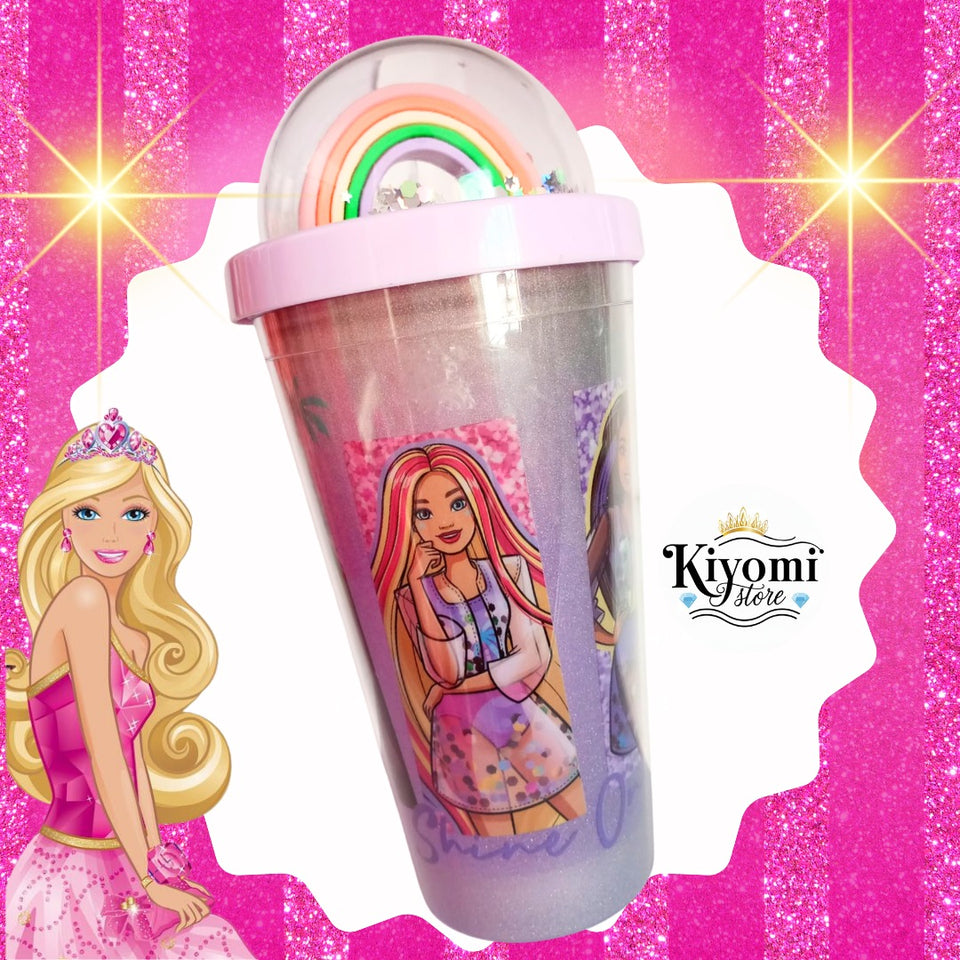 VASO TOMATODO CON LUCES BARBIE