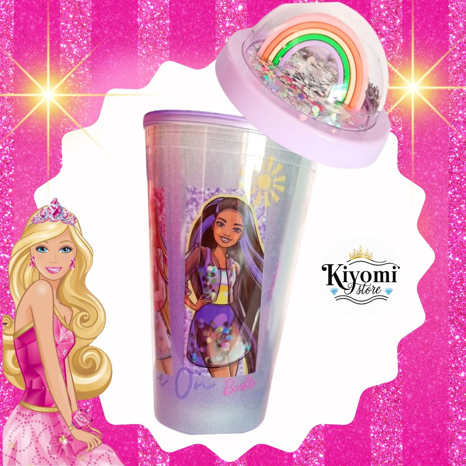 VASO TOMATODO CON LUCES BARBIE