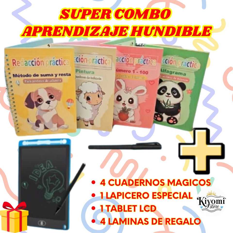 PACK 4 LIBROS HUNDIDA MAGICA