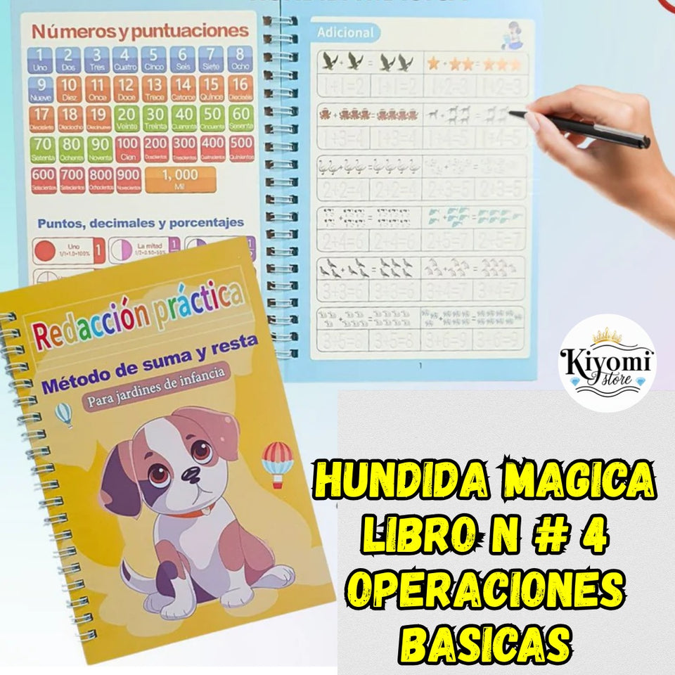 PACK 4 LIBROS HUNDIDA MAGICA